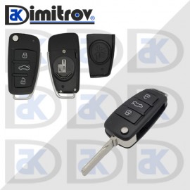 Кутийка ключ 3 бутона Audi A1 A3 A4 A6 A8 Q7 S6 TT